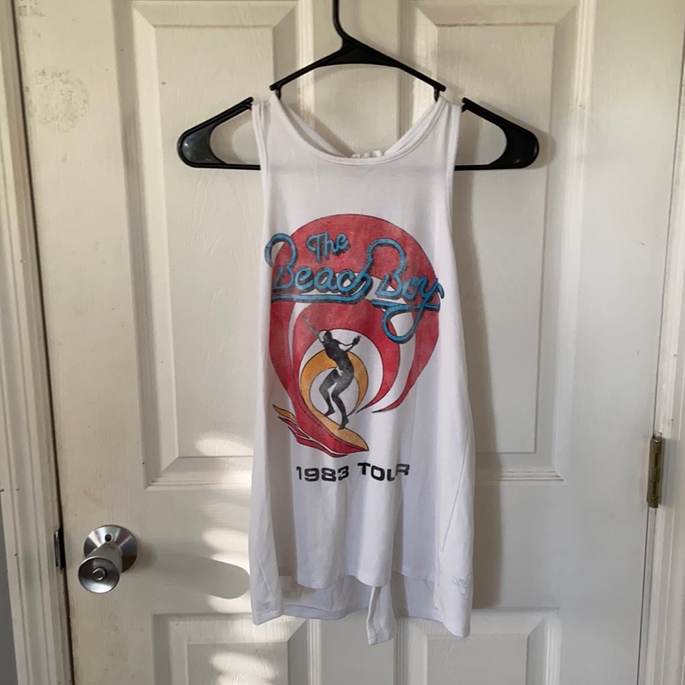 The beach boys white tank top